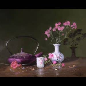 Purple Tea Pot